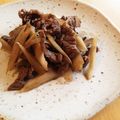 ねずみクン's cooksnap of when they made 牛ごぼう炒め.