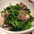 saki1230's cooksnap of when they made 牛しゃぶとホウレン草のゴマ和え☆.