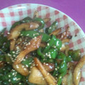 桃ティｨー's cooksnap of when they made ピーマンとちくわの♪簡単炒め＾＾.