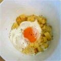 トリノオリンピック☆'s cooksnap of when they made 軽井沢で食べた☆朝食和風ココット.