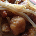 lamb☆lamb's cooksnap of when they made 超簡単☆余った唐揚げでもやし炒め♪.