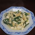 ぴーたー's cooksnap of when they made 簡単！うまい！懐かし味のニラ卵豆腐♪.