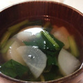 Wolfe's cooksnap of when they made おダシが効いてる☆桜えびと小松菜のスープ.