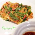 Rosemary＊'s cooksnap of when they made 万能葱と桜海老の韓国風ピカタ～パジョン.