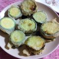 さくらックマ's cooksnap of when they made ズッキーニのチーズはさみ揚げ.