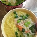 ☆★あーこ★☆'s cooksnap of when they made ☆食欲不振☆　そうめん味噌汁.
