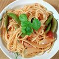 けこまさか's cooksnap of when they made ☆フレッシュバジルでトマトパスタ☆.