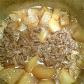 kuragenoie's cooksnap of when they made 圧力鍋で同時に牛丼と蒸し野菜.