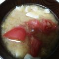 かぴーな's cooksnap of when they made トマトの味噌汁.