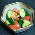 ＊なぁ＊'s cooksnap of when they made トマトときゅうりの中華サラダ.