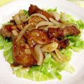 リンクマ's cooksnap of when they made 簡単ランチに♡豚ヒレ肉のやわらか丼.
