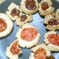 るいつー's cooksnap of when they made ジャムでキラキラ簡単クッキー❤︎.