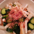 ♡nanai♡'s cooksnap of when they made 山芋ときゅうりの梅和え.