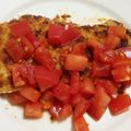 まゆこ♡'s cooksnap of when they made 揚げないでやわらか♪トマトのチキンカツ＊.