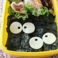 スマイルちょこ's cooksnap of when they made *握らないまっくろくろすけ弁当*キャラ弁.