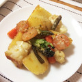 リリー・ニャオ's cooksnap of when they made 新じゃがとエビのマヨ炒め.