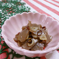 赤い電話's cooksnap of when they made 簡単！蒟蒻とガーリックのおつまみ.