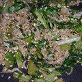 生誕１９７３年独身男's cooksnap of when they made 新鮮大根の葉の炒め物.