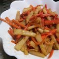 いも娘's cooksnap of when they made 大根とにんじんのきんぴら.