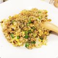 HASIS's cooksnap of when they made 醤油が決め手！アスパラと鮭の卵チャーハン.