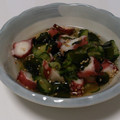 ﾃｨﾝｶｰベル's cooksnap of when they made たこときゅうりの酢の物.