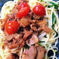 ちぃちゃき's cooksnap of when they made 照り焼きチキンの和風パスタ.