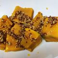 gourmetty's cooksnap of when they made かぼちゃの粒マスタード和え.