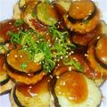 彩菜と藍のママ's cooksnap of when they made 鶏の挽肉で茄子のヘルシー挟み焼き.