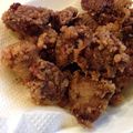 たいすけは茶色's cooksnap of when they made 鶏レバーのから揚げ.