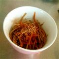 shizuとreo's cooksnap of when they made お腹すっきりきんぴらゴボウ.
