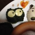 hinapyon's cooksnap of when they made キャラ弁☆バムとケロより＊ケロちゃん＊.