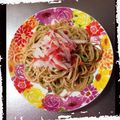 K0A9O0R8U♪'s cooksnap of when they made 簡単！アボカドとカニカマのパスタ.