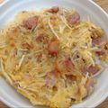 真優's cooksnap of when they made もやしとウインナーのチーズチヂミ.