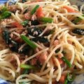 まりゆりひろこ's cooksnap of when they made 鮭ほうれん草和風パスタ♪簡単レシピ.