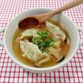 在宅勤務のおじさん's cooksnap of when they made 冷凍餃子で★簡単スープ餃子.