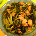 プチプチポン's cooksnap of when they made ☆カブの葉とウインナーのバター炒め☆.