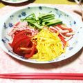 べーしら's cooksnap of when they made 我が家の冷やし中華（しょうゆダレ）.