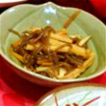 morishi12's cooksnap of when they made 筍とこんにゃくのスタミナきんぴら.