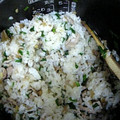 kojyu's cooksnap of when they made 豚肉とザーサイの中華風炊き込みご飯.