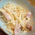 まぽろーん's cooksnap of when they made 節約もやしマヨ炒め.