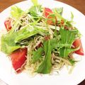 YUKIKI☆'s cooksnap of when they made しらすと水菜の冷製ﾊﾟｽﾀ♪.