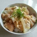 なおやま1103's cooksnap of when they made 幼児食に☆お麩の卵とじ丼.