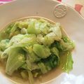 kuni♥︎'s cooksnap of when they made シンプル・簡単なレタス炒め☆.
