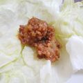 チュラ６６'s cooksnap of when they made 豚ひきのニンニク味噌のせレタス.