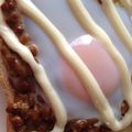 akichan☆♪'s cooksnap of when they made 目玉焼き納豆トースト☆.