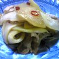 yukapiii's cooksnap of when they made 豚肉とハヤトウリの炒め物.