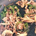 グランティラノス's cooksnap of when they made 牛肉とまいたけのマヨネーズ炒め♪.