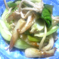 yukapiii's cooksnap of when they made ちくわとチンゲンサイのオイスターソース炒め.
