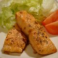 mybinue's cooksnap of when they made カリッと鮭のガーリックバター醤油♪.