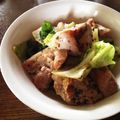 Sherry26's cooksnap of when they made とりももキャベツトマトの簡単バジルソテー.